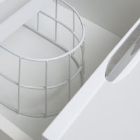 Тумба под раковину Runo Ибица 50 00000001046 подвесная Белая — фото 4, Тумбы под раковину