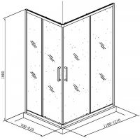 Товар: Душевой уголок Koller Pool Grace 120X80 G12080SC профиль Хром стекло прозрачное - фото 5 Душевой уголок Koller Pool Grace 120X80 G12080SC профиль Хром стекло прозрачное — фото 5, Душевые уголки