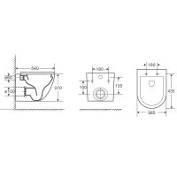 Товар: Унитаз WeltWasser Merzbach 041 XL GL-WT 10000008268 подвесной с сиденьем Микролифт - фото 5 Унитаз WeltWasser Merzbach 041 XL GL-WT 10000008268 подвесной с сиденьем Микролифт — фото 5, Унитазы