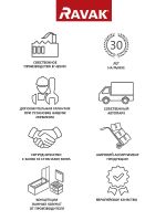 Душевой поддон из искусственного камня Ravak Perseus Pro 100x100 XA03AA01010WM Белый матовый — фото 4, Душевые поддоны из искусственного камня