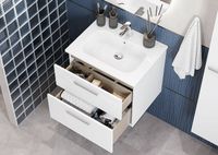 Тумба под раковину Roca Victoria 60 A857468806 подвесная Белый глянец — фото 13, Мебель для ванной