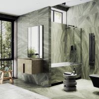 Товар: Шторка на ванну Maybah Glass MGV-142-6у 540x1400 в узком профиле Черный стекло прозрачное - фото 2 Шторка на ванну Maybah Glass MGV-142-6у 540x1400 в узком профиле Черный стекло прозрачное — фото 2, Неподвижные шторки для ванной