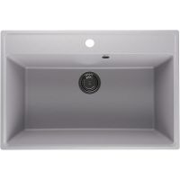 Кухонная мойка Ulgran Quartz Forte 760-04 Платина — фото 1, Кухонные мойки