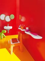 Товар: Зеркало Laufen Florakids 32 4.6161.2.003.472.1 Зеленое - фото 3 Зеркало Laufen Florakids 32 4.6161.2.003.472.1 Зеленое — фото 3, Мебель для ванной