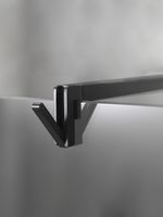 Душевая перегородка Jacob Delafon Serenity 100х200 E14W100-BLV профиль Черный стекло прозрачное — фото 3, Душевые перегородки