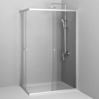 Товар: Душевой уголок AM.PM Sunny 120х90 W87G-403-12090-MT профиль Хром матовый стекло прозрачное - фото 2 Душевой уголок AM.PM Sunny 120х90 W87G-403-12090-MT профиль Хром матовый стекло прозрачное — фото 2, Душевые уголки