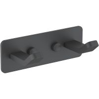 Вешалка для полотенец Schein Klimt 9213MB Черная матовая — фото 1, Крючки для полотенец