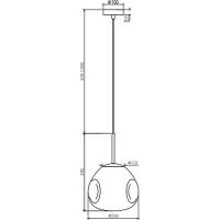 Товар: Подвесной светильник Maytoni Pendant Mabell P014PL-01G Золото - фото 3 Подвесной светильник Maytoni Pendant Mabell P014PL-01G Золото — фото 3, Подвесные светильники