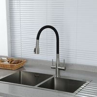 Смеситель для кухни Gappo G4399-65 Сатин Черный — фото 24, Смесители для кухни