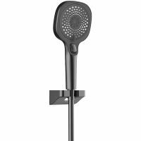 Душевая система Vincea Inspire VSFS-3I13TGM с термостатом Вороненая сталь — фото 7, Душевые стойки