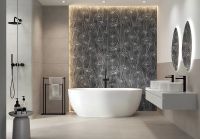 Керамогранит Meissen Floresta цветы серый 17552 60х120 см — фото 6, Керамогранит