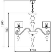 Товар: Люстра Maytoni Neoclassic Bubble Dreams MOD603-06-N Белая Хром - фото 4 Люстра Maytoni Neoclassic Bubble Dreams MOD603-06-N Белая Хром — фото 4, Люстры