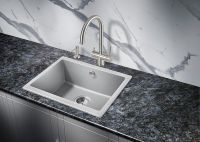 Кухонная мойка Milacio Leon 55 Cuarzo MC.77083 Серый металлик — фото 3, Кухонные мойки