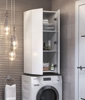 Подвесной шкаф Vigo Wing 50 sh.WIN.50.2Dбелый Белый — фото 6, Шкафы для ванной