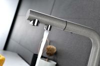 Смеситель для кухни Paulmark Serpentine Se213222-GR Серый — фото 10, Смесители