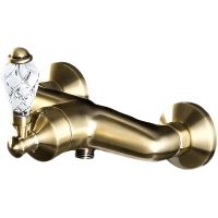 Смеситель для душа Boheme Vogue Crystal 204-CRST Бронза — фото 1, Смесители