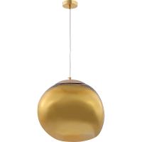 Подвесной светильник Crystal Lux Malaga SP1 D360 Gold Янтарный Золото — фото 1, Подвесные светильники