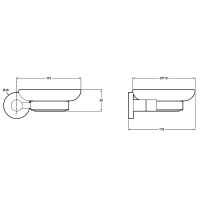 Товар: Мыльница Jacob Delafon Classique E77827-CP Хром - фото 2 Мыльница Jacob Delafon Classique E77827-CP Хром — фото 2, Мыльницы