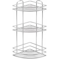 Полка корзина Tekno-tel BK023SSS угловая Нержавеющая сталь — фото 1, Полки для ванной и душа