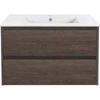 Тумба под раковину Vincea Gio 80 VMC-2G800RO подвесная R.Oak — фото 2, Тумбы под раковину