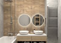 Зеркало Континент Ajour D 550 ЗЛП528 с подсветкой с бесконтактным выключателем — фото 6, Зеркала в ванную комнату