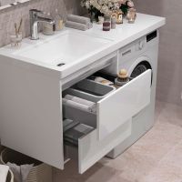 Товар: Тумба под раковину Opadiris Фреш 120 00-00002179 подвесная Белая глянцевая - фото 5 Тумба под раковину Opadiris Фреш 120 00-00002179 подвесная Белая глянцевая — фото 5, Мебель для ванной