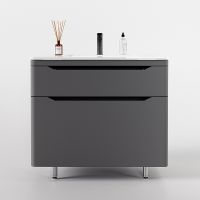 Товар: Тумба под раковину Style Line Марелла 90 Люкс Plus СС-00002418 Серый матовый антискрейтч - фото 2 Тумба под раковину Style Line Марелла 90 Люкс Plus СС-00002418 Серый матовый антискрейтч — фото 2, Мебель для ванной