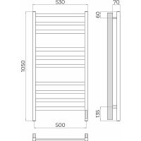 Товар: Электрический полотенцесушитель Terminus Ното П10 500х1050 4670078544490 Хром - фото 5 Электрический полотенцесушитель Terminus Ното П10 500х1050 4670078544490 Хром — фото 5, Электрические полотенцесушители