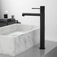 Смеситель для раковины Vincea Desire VBF-1D2MB Черный матовый — фото 5, Смесители