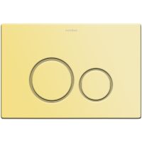 Клавиша смыва Boheme 649-G Золото — фото 1, Комплектующие для душевого оборудования