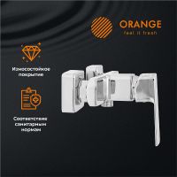 Смеситель для душа Orange Plito M16-200cr Хром — фото 7, Смесители