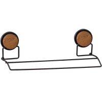 Полотенцедержатель Fixsen Magic Wood FX-46002 двойной Черный матовый — фото 1, Полотенцедержатели