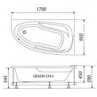 Товар: Акриловая ванна Triton 1ACReal Мадрид 170х95 R Щ0000045646 без гидромассажа - фото 7 Акриловая ванна Triton 1ACReal Мадрид 170х95 R Щ0000045646 без гидромассажа — фото 7, Ванны