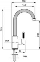 Смеситель для раковины Cezares Olimp Хром арт-OLIMP-LSM2-01-L — фото 2, Смесители для раковины