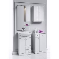 Тумба Aqwella Барселона 50 Ba.03.05 Белая — фото 2, Мебель для ванной