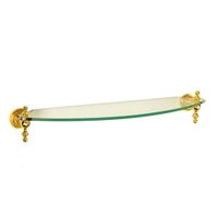 Стеклянная полка Boheme Imperiale 10407 Золото — фото 1, Полки для ванной и душа