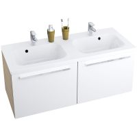 Тумба под раковину Ravak SD Chrome 120 X000000964 подвесная Капучино Белая — фото 1, Тумбы под раковину