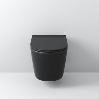 Товар: Унитаз Grossman Tornado GR-4477BMSQ подвесной Черный матовый с сиденьем Микролифт - фото 6 Унитаз Grossman Tornado GR-4477BMSQ подвесной Черный матовый с сиденьем Микролифт — фото 6, Подвесные унитазы