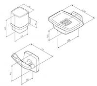 Комплект мебели для ванной AM.PM Gem S 75 BK91GF Белый со смесителем для раковины и аксессуарами — фото 10, Мебель для ванной
