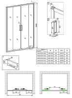 Товар: Душевая дверь Veconi Vianno VN-45 150 VN45-150-02-19C1 профиль Хром стекло Pear - фото 4 Душевая дверь Veconi Vianno VN-45 150 VN45-150-02-19C1 профиль Хром стекло Pear — фото 4, Душевые двери в нишу