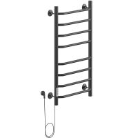 Электрический полотенцесушитель Ника Way-3 80/40 Черный матовый — фото 1, Электрические полотенцесушители