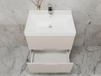 Тумба под раковину Style Line Матис 60 ЛС-00002310 подвесная Крем — фото 5, Мебель для ванной