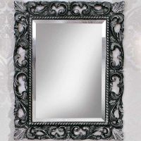 Зеркало Cezares 75 620/A Nero Argento — фото 1, Мебель для ванной