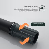 Смеситель для раковины Splenka Черный матовый арт-S05.10.06 — фото 6, Смесители для раковины