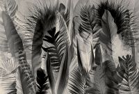 Товар: Фреска Ortograf Levity 33356 Фактура флок FLK Флизелин (4*2,7) Черный/Серый, Листья/Перья - фото 2 Фреска Ortograf Levity 33356 Фактура флок FLK Флизелин (4*2,7) Черный/Серый, Листья/Перья — фото 2, Фрески