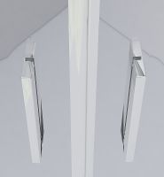 Душевой уголок Vincea Garda 90x80 VSS-1G8090CLG профиль Золото брашированное стекло прозрачное — фото 4, Квадратные душевые уголки