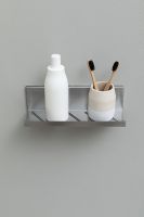 Металлическая полка Aquanet Магнум 30 334113 Сталь браш — фото 13, Полки для ванной и душа