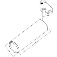 Трековый светильник Artelamp Periscopio A1412PL-1WH Белый — фото 6, Трековые светильники