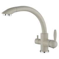 Смеситель для кухни Paulmark Essen Es213001-331 Белый — фото 1, Смесители для кухни