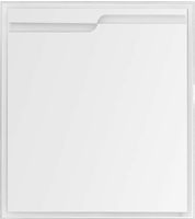 Зеркало Aquanet Модена 85 196966 с подсветкой Белое — фото 2, Зеркала в ванную комнату